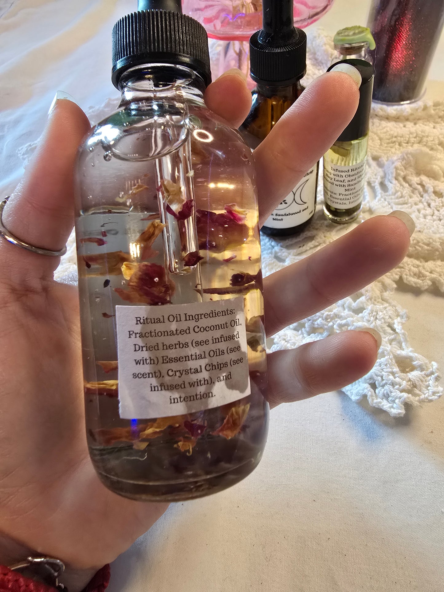 Cloaking Crystal Infused Ritual Oil