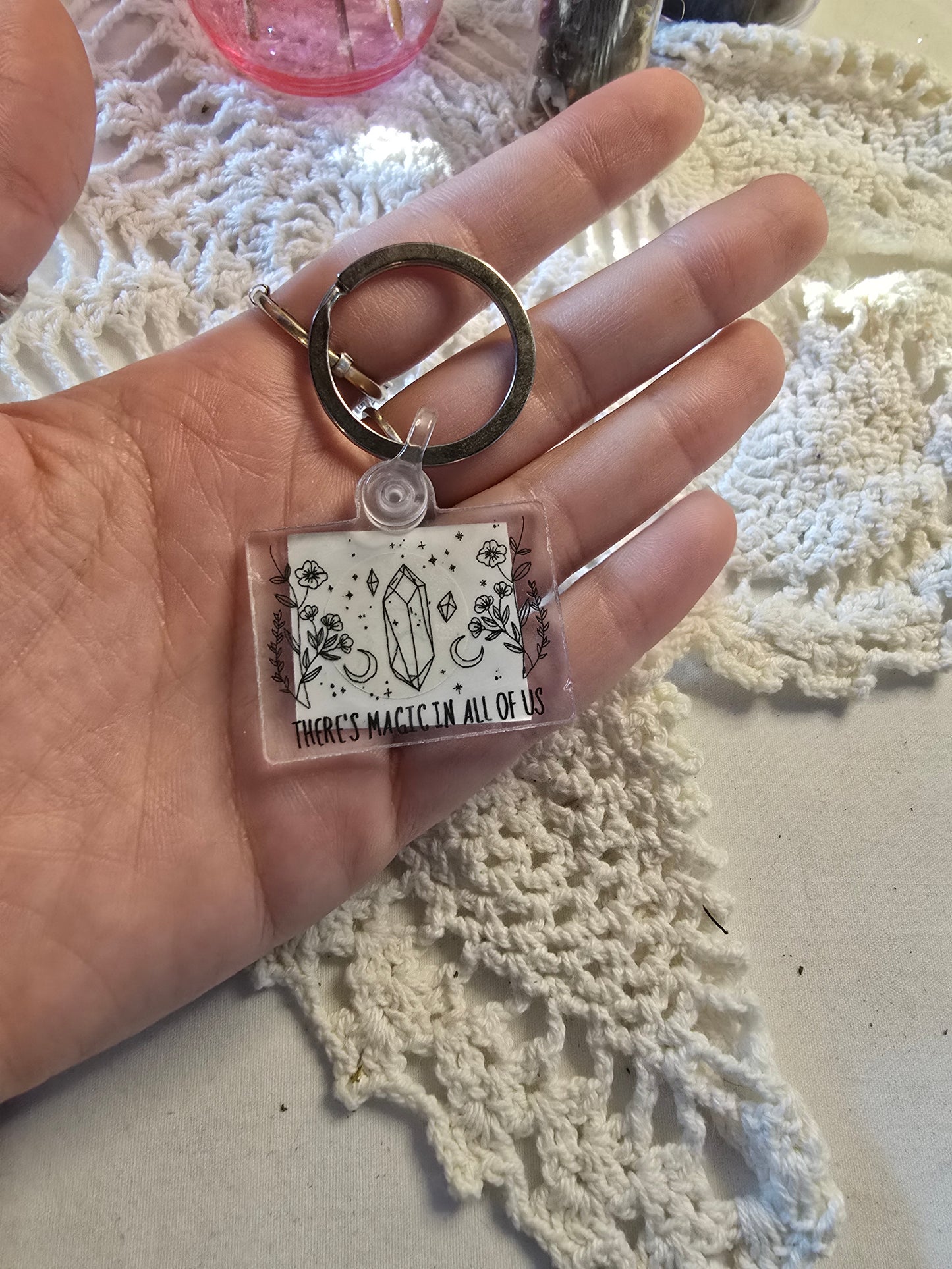 There's Magic in All of Us Keychain