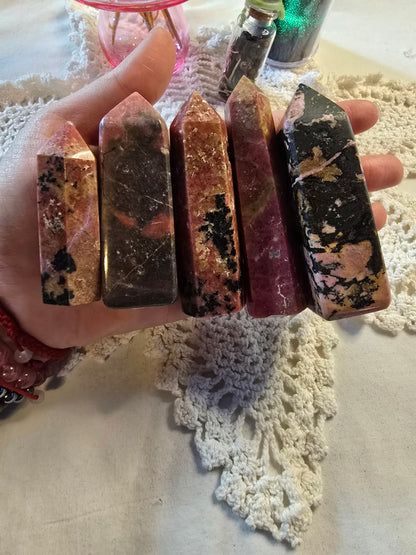 Rhodonite Towers