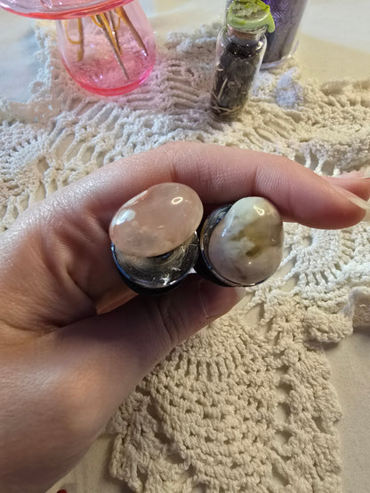 Flower Agate Wine Stoppers