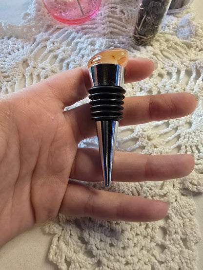 Carnelian Wine Stoppers