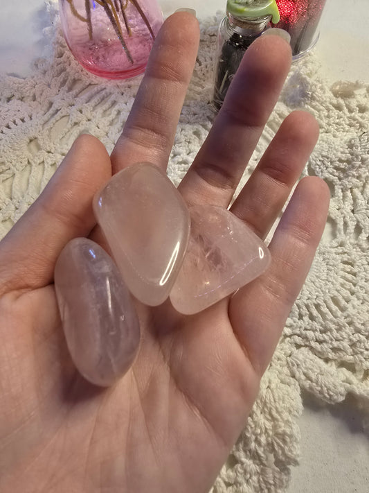 Rose Quartz Tumbles