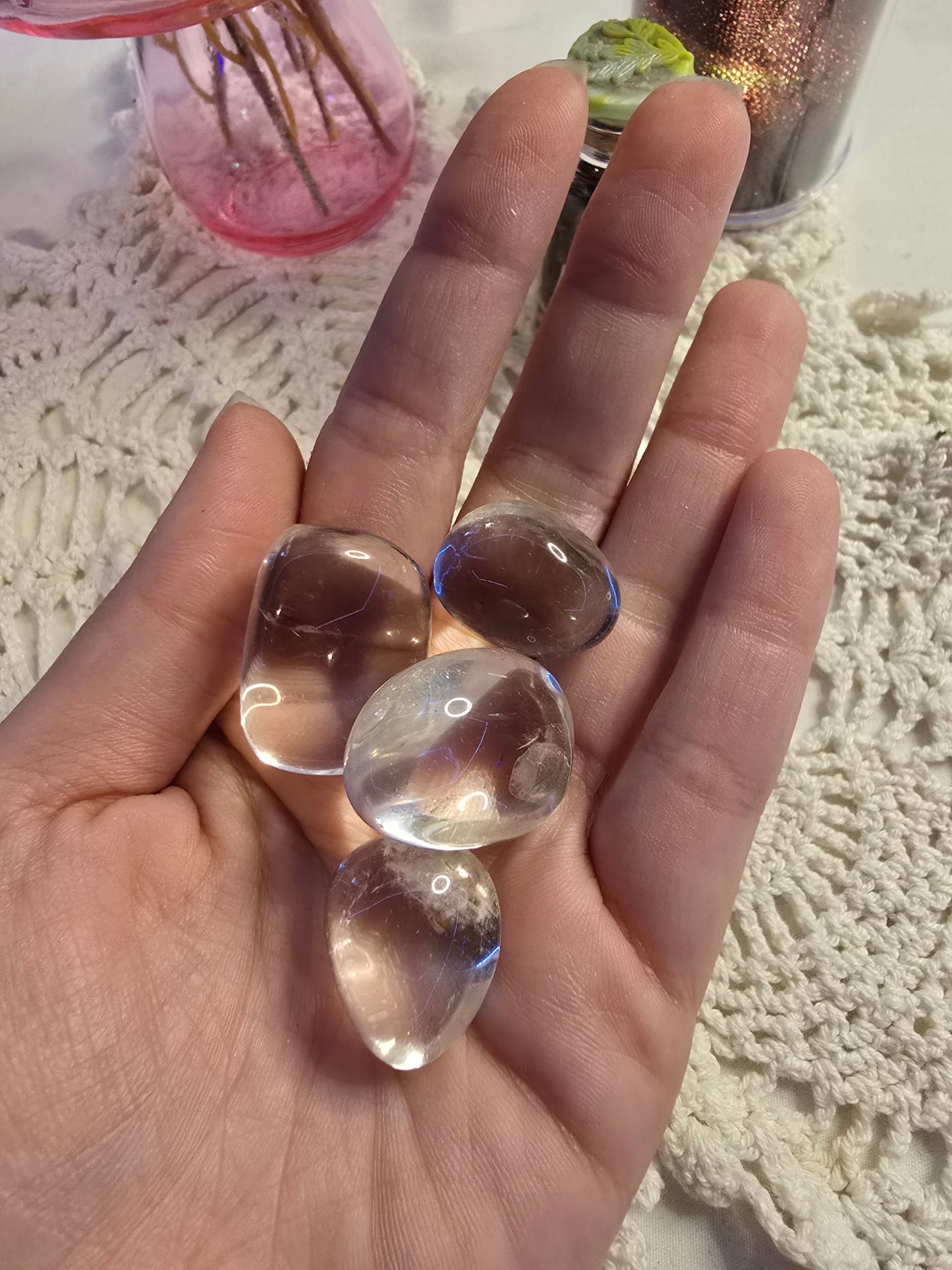 Clear Quartz Tumbles