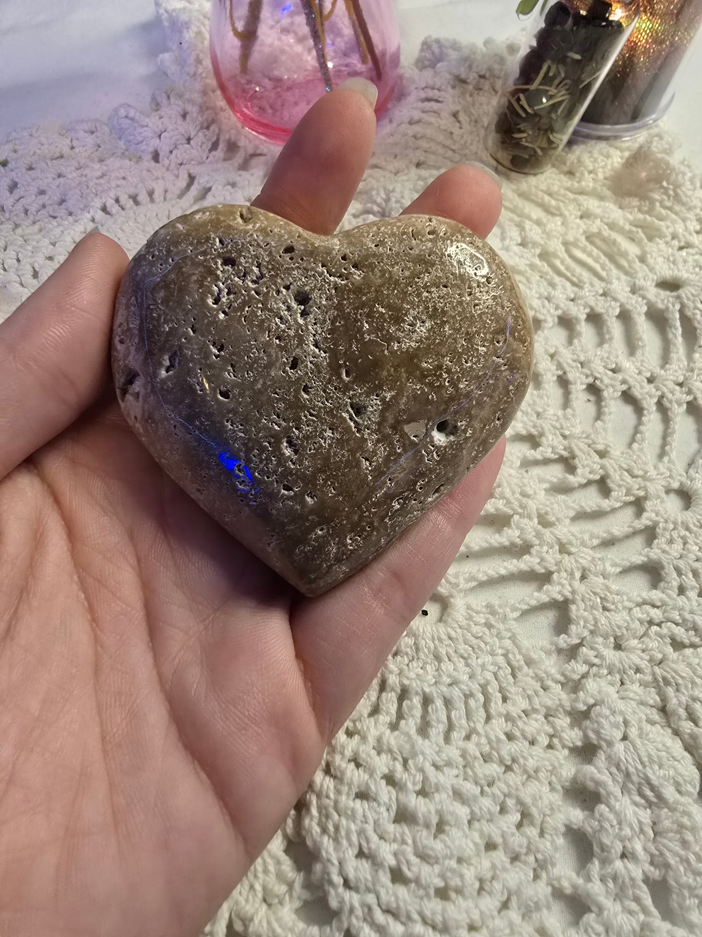 Chocolate Calcite Heart
