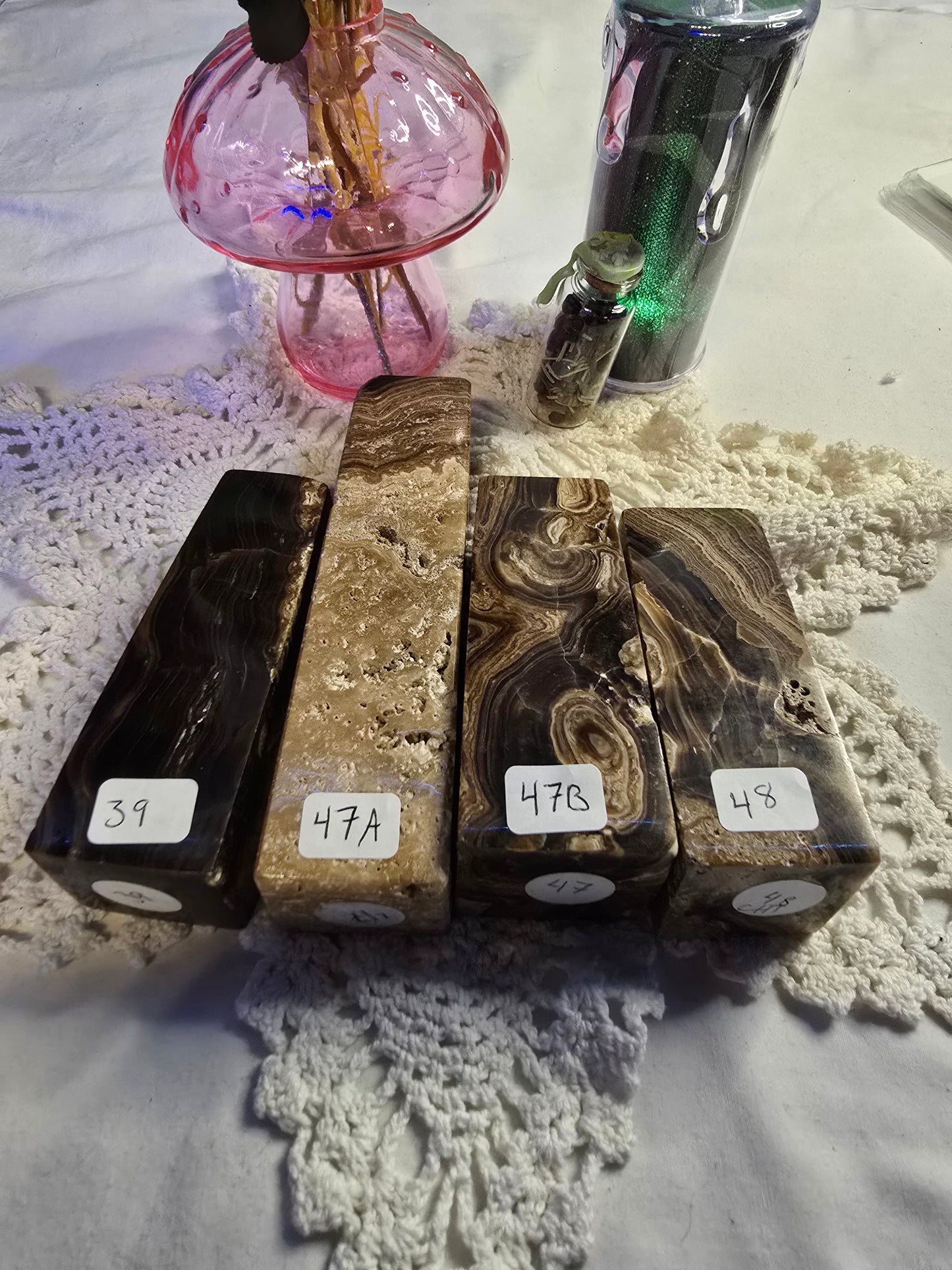 Chocolate Calcite Towers