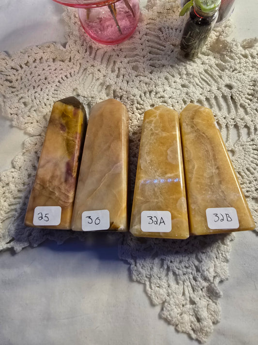 Peach Calcite Towers