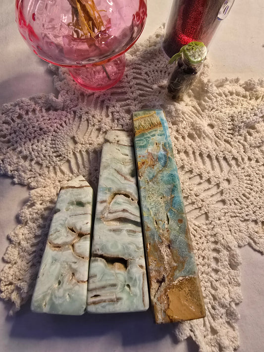 Blue Aragonite Towers