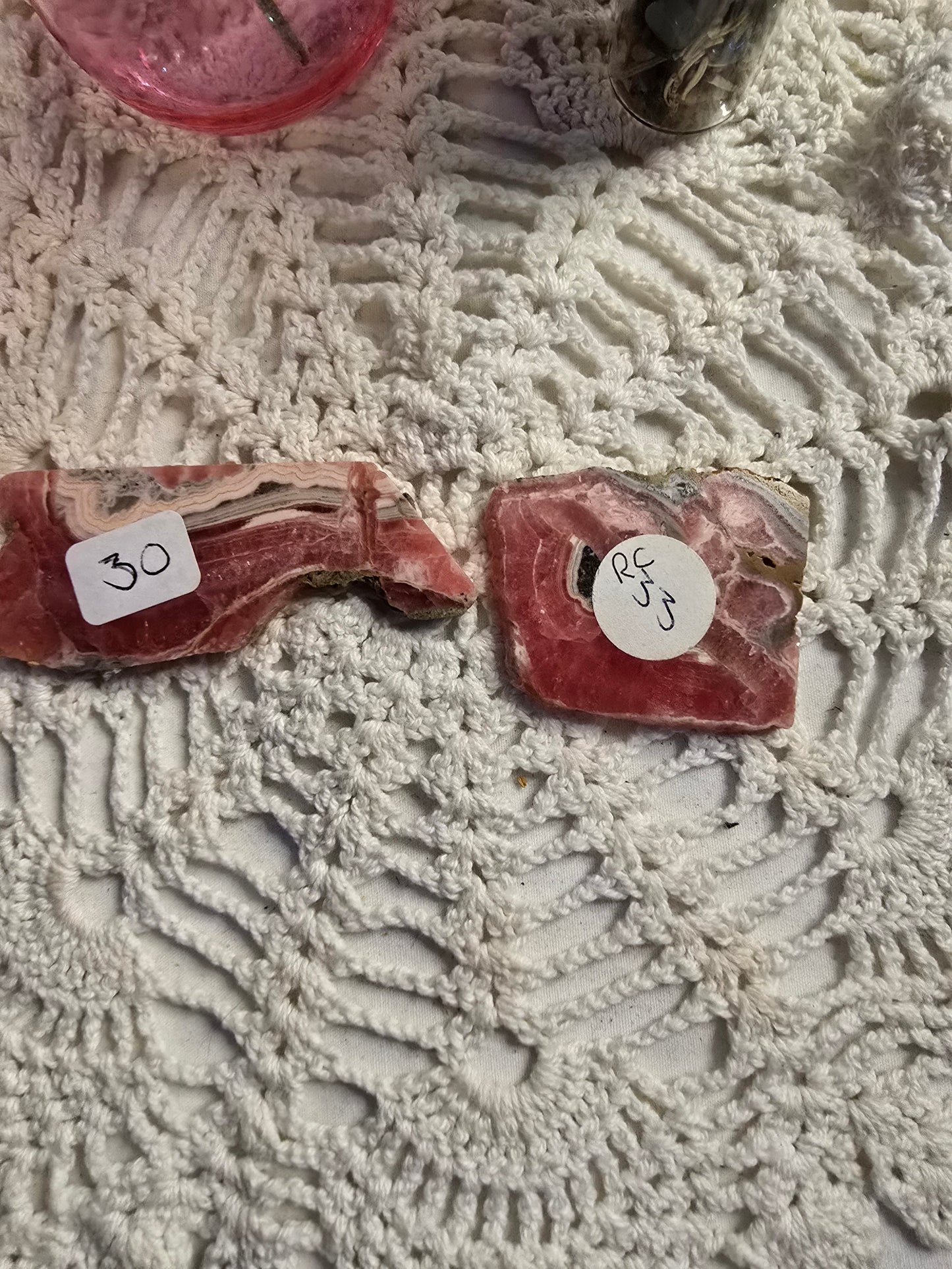 Rhodochrosite Slabs
