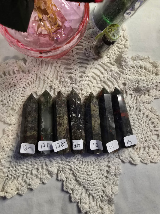 Dragon's Blood Jasper Towers