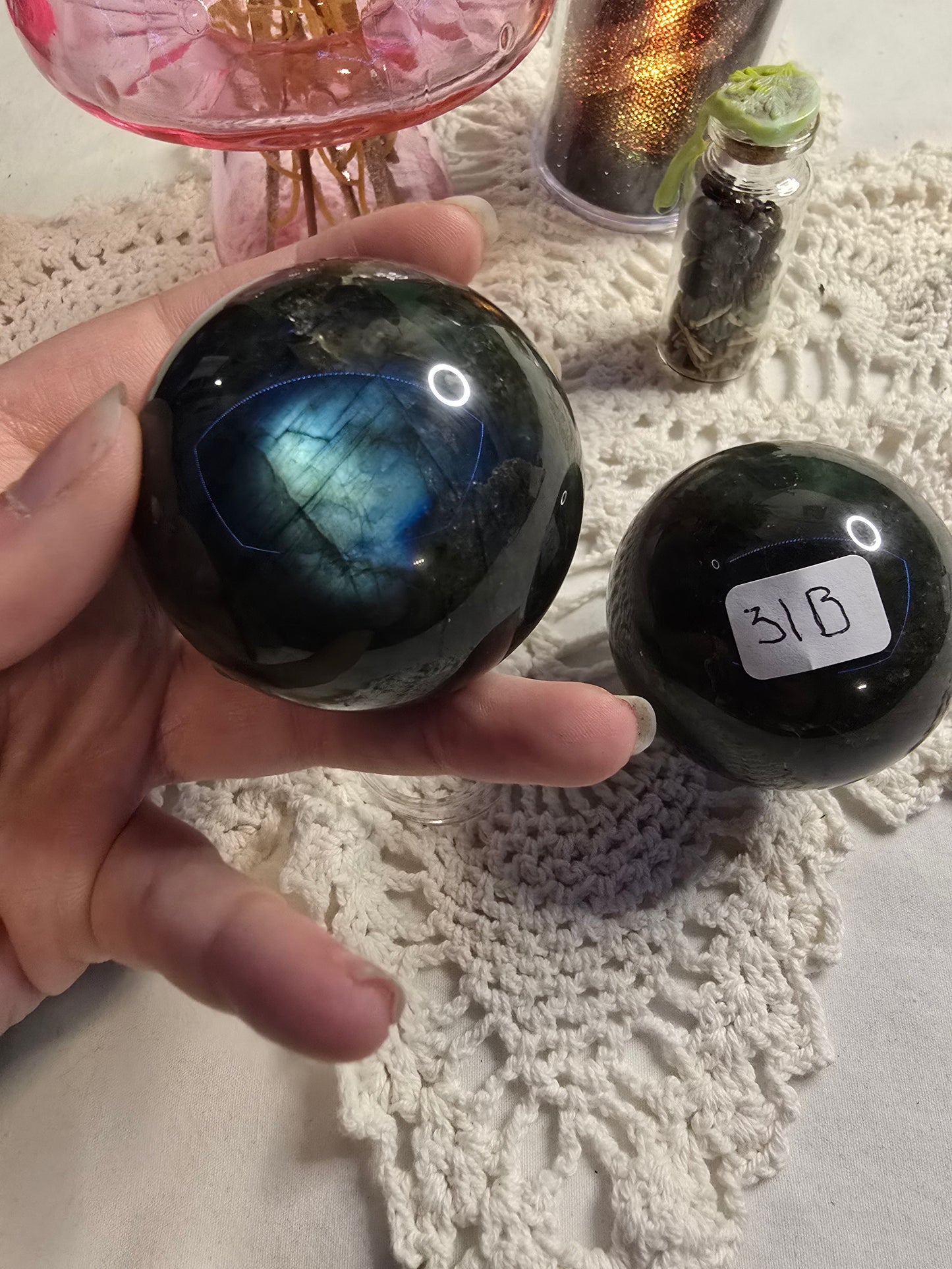 Labradorite Spheres