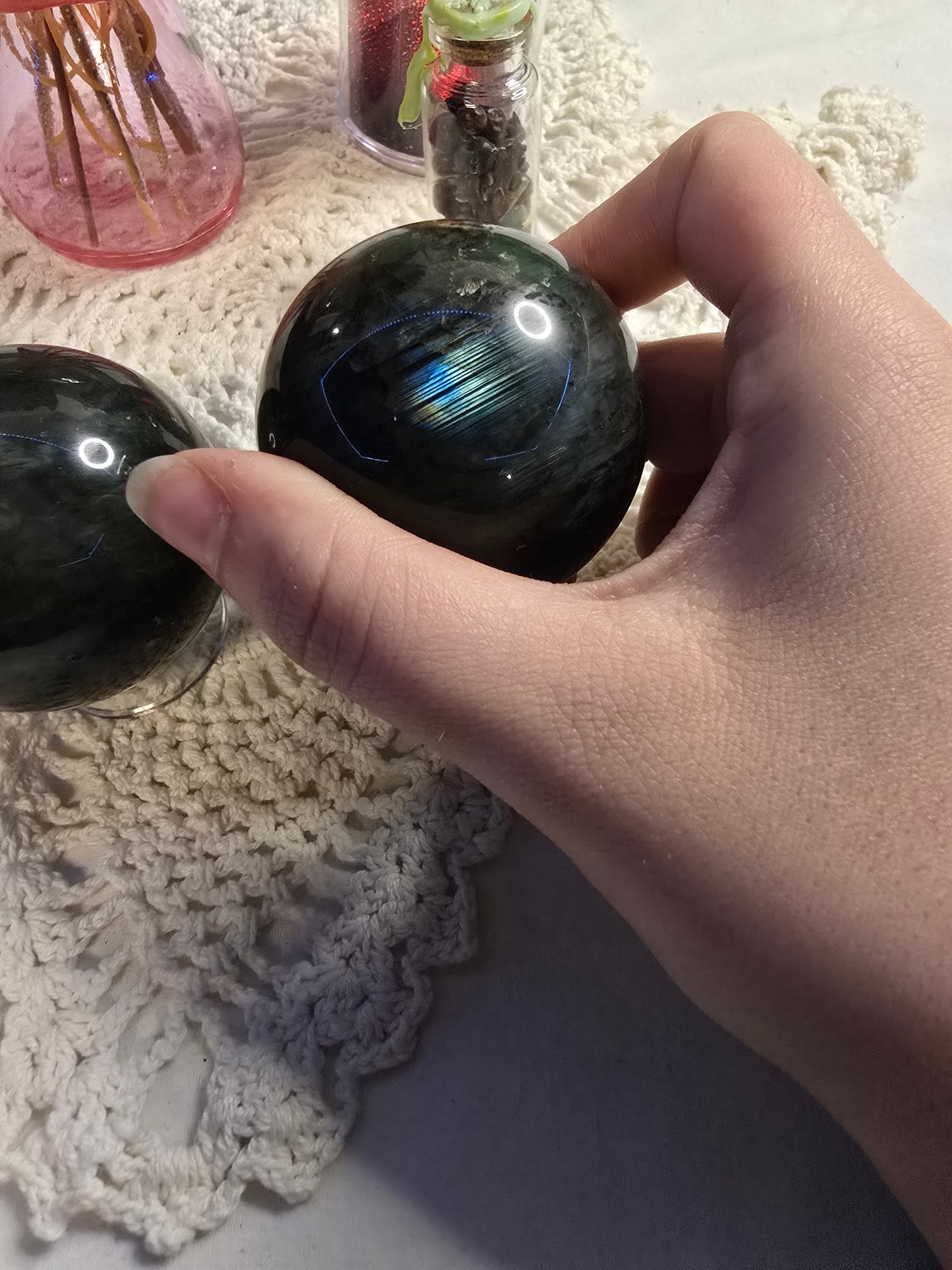 Labradorite Spheres