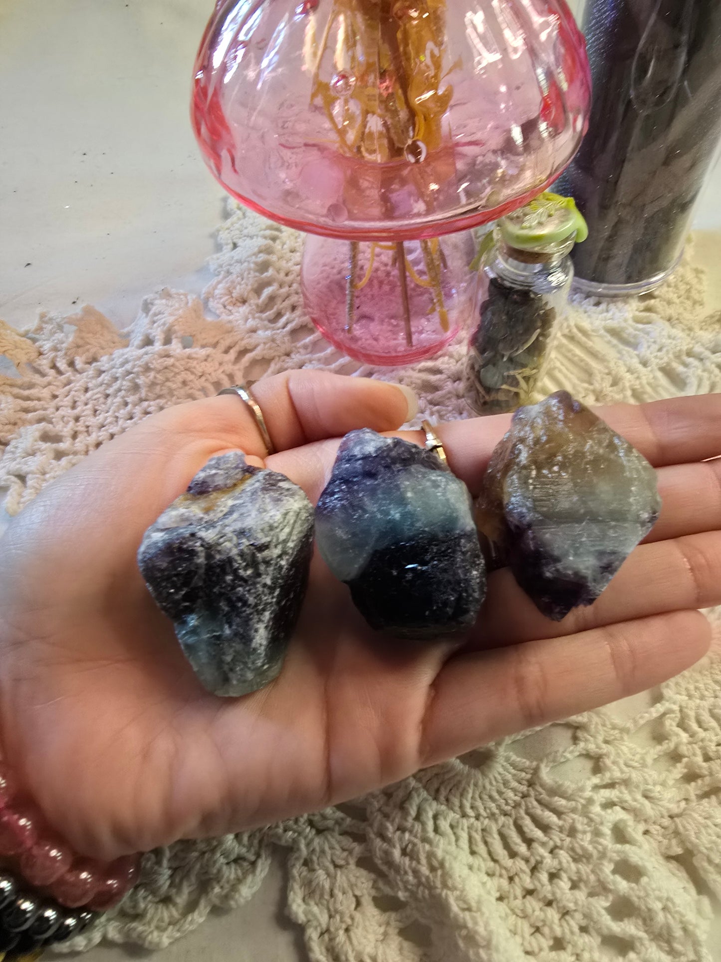 Fluorite Raw Chunks