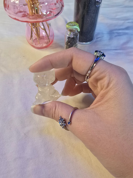 Clear Quartz Mew