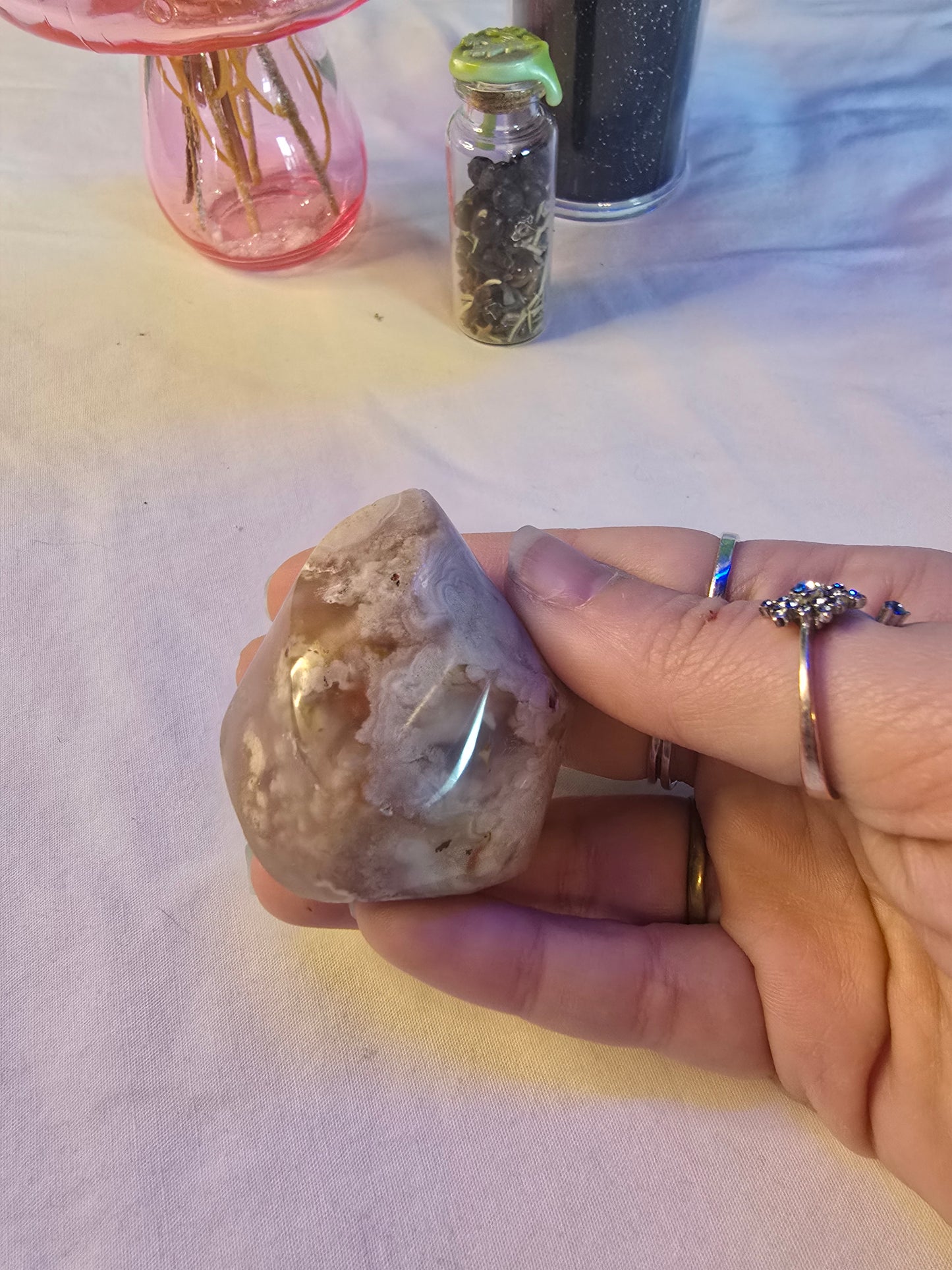 Flower Agate Flames