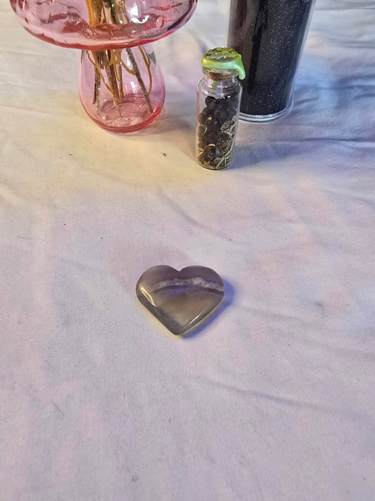 Fluorite Heart