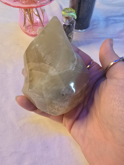 Peach Moonstone Flames