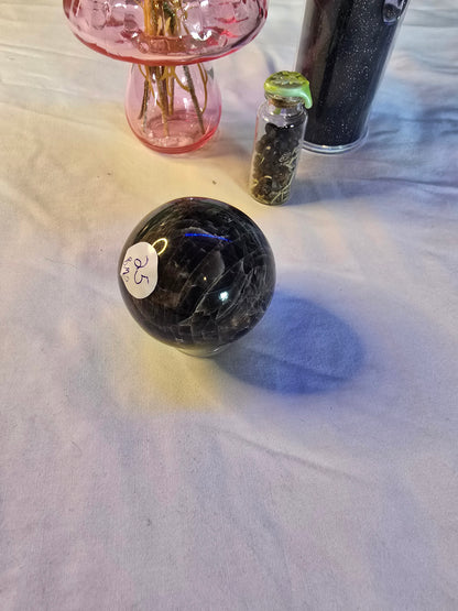 Black Moonstone Sphere