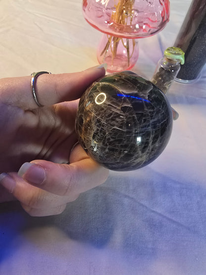 Black Moonstone Sphere