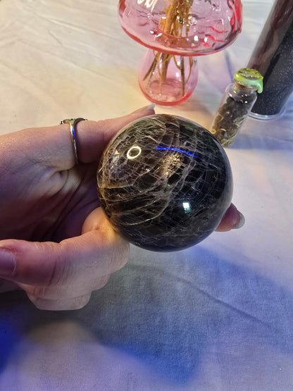 Black Moonstone Sphere
