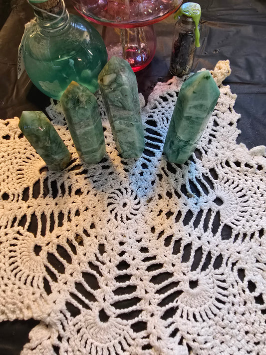 Opalized Fluorite Towers