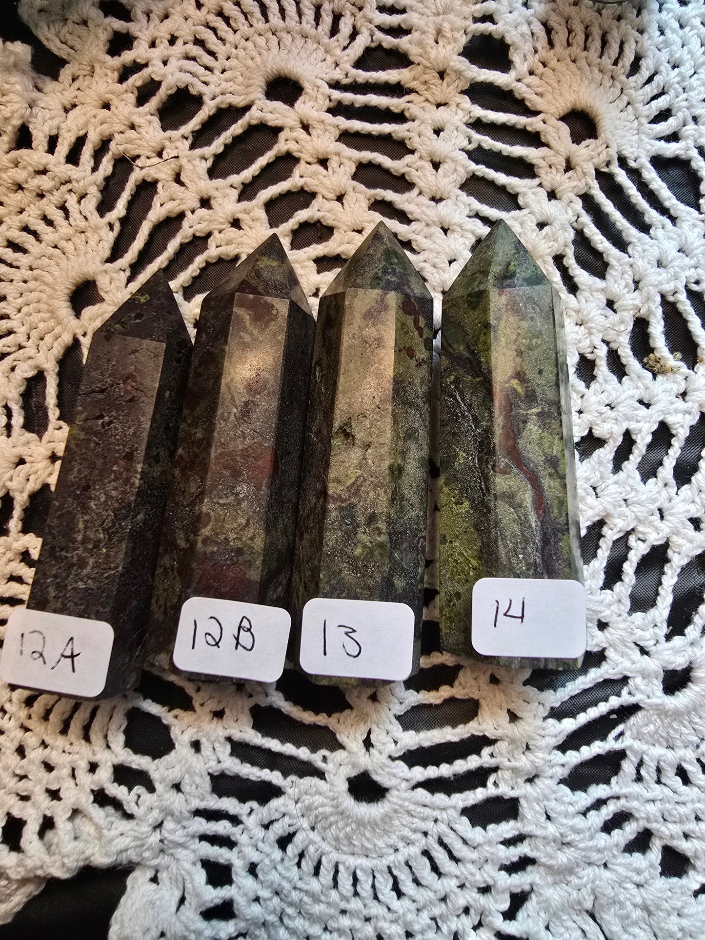 Dragon's Blood Jasper Towers