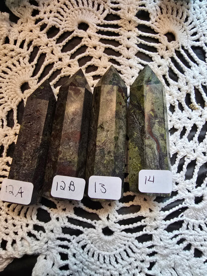 Dragon's Blood Jasper Towers