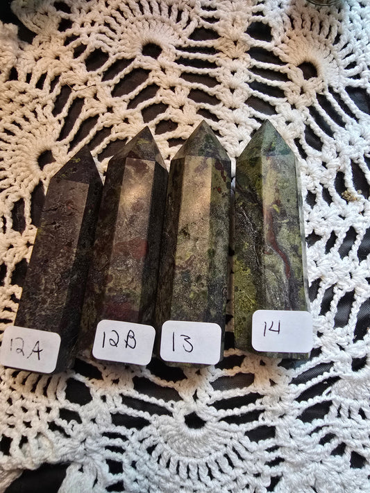 Dragon's Blood Jasper Towers