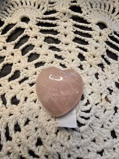 Rose Quartz Heart