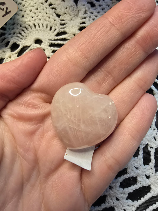 Rose Quartz Heart