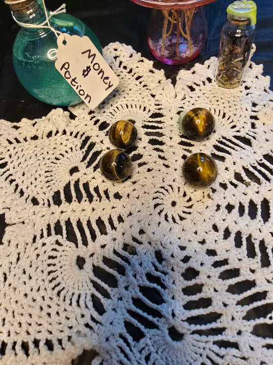 Tiger's Eye Spheres Small