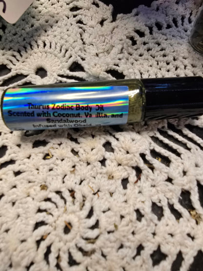 Taurus Zodiac Oil Rollerball