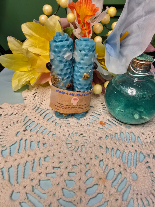 Clarity of Self Hand-Rolled Beeswax Spell Candles