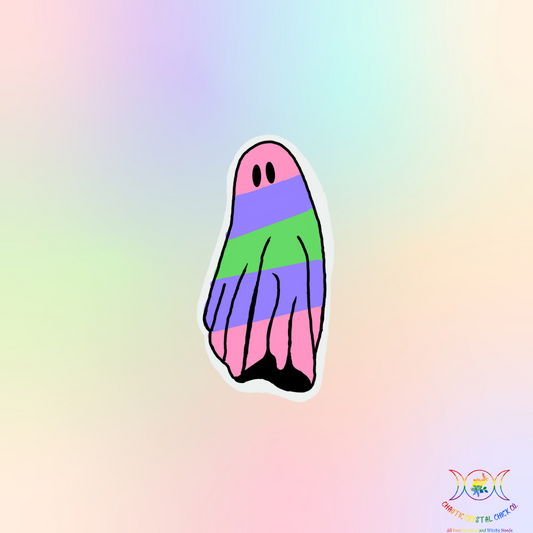 Trigender Ghost Pride Sticker