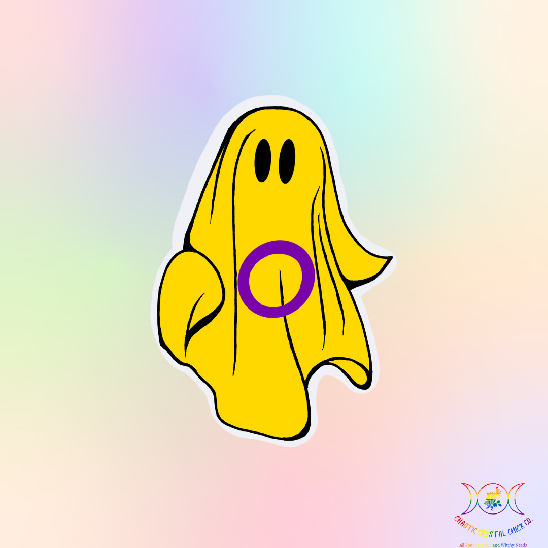 Intersex Ghost Pride Sticker