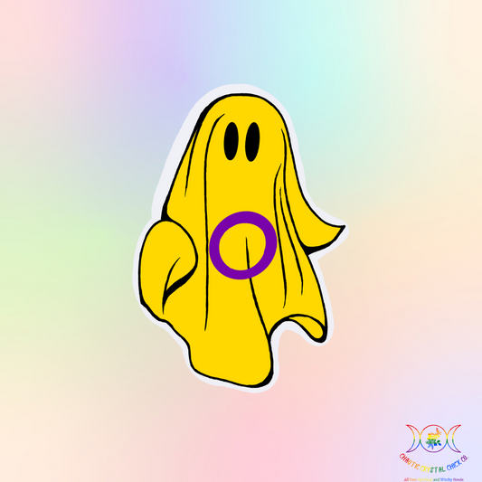 Intersex Ghost Pride Sticker