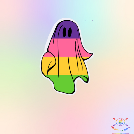 Sapphic Ghost Pride Sticker