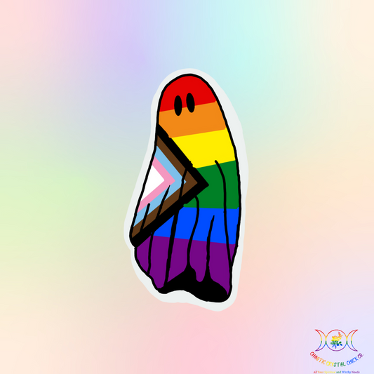 Progress Ghost Pride Sticker