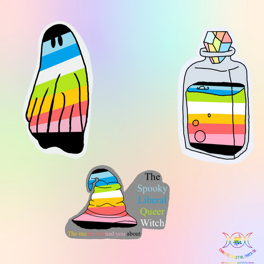 Queer Pride Flag Stickers