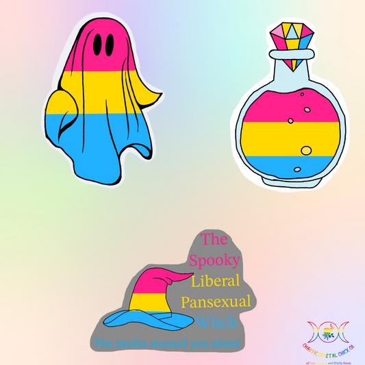Pansexual Pride Flag Stickers