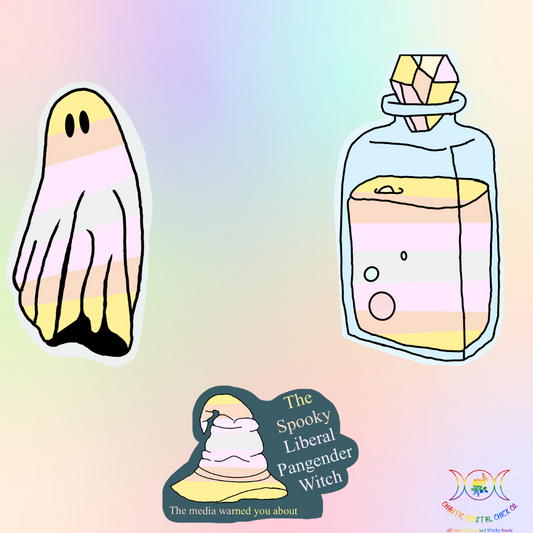 Pangender Pride Flag Stickers