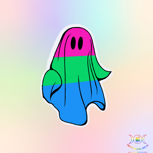 Polysexual Ghost Pride Sticker