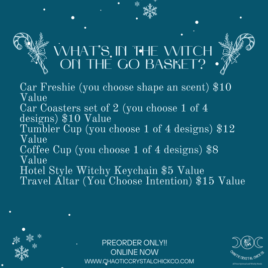 Witch on the Go Holiday Basket Preorder