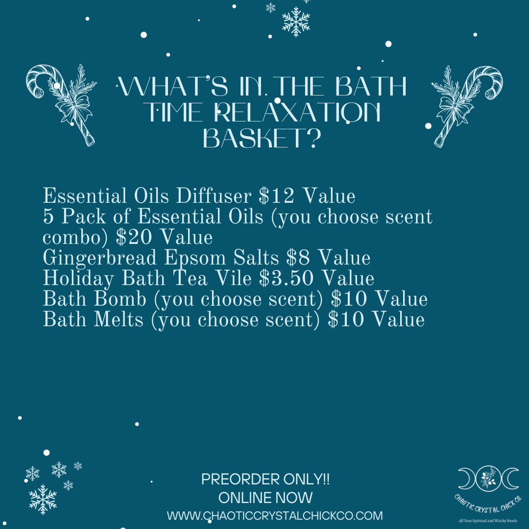 Bath Time Relaxation Basket Preorder