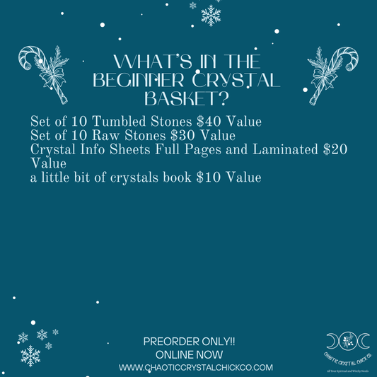 Beginner Crystals Basket Preorder