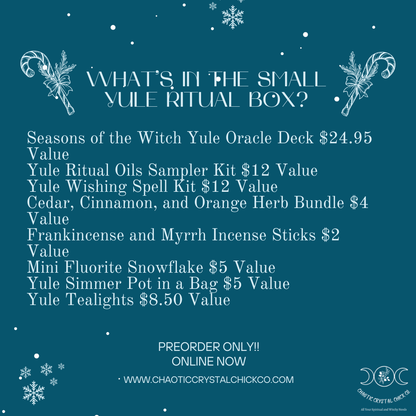 Yule Ritual Box Preorder Small and Large Boxes