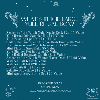 Yule Ritual Box Preorder Small and Large Boxes