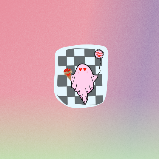 Pre-Order I Love You Ghost Sticker