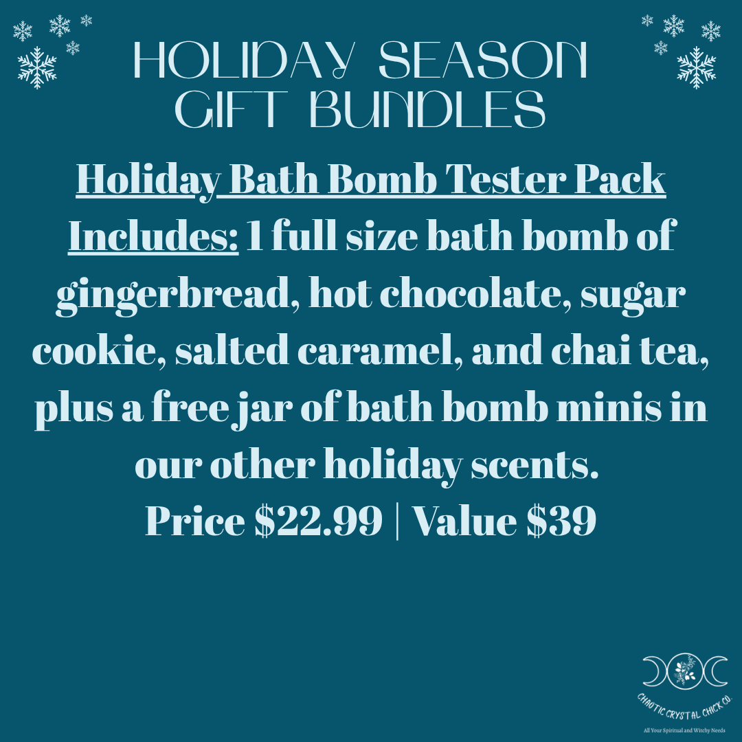 Holiday Bath Bomb Tester Pack Preorder