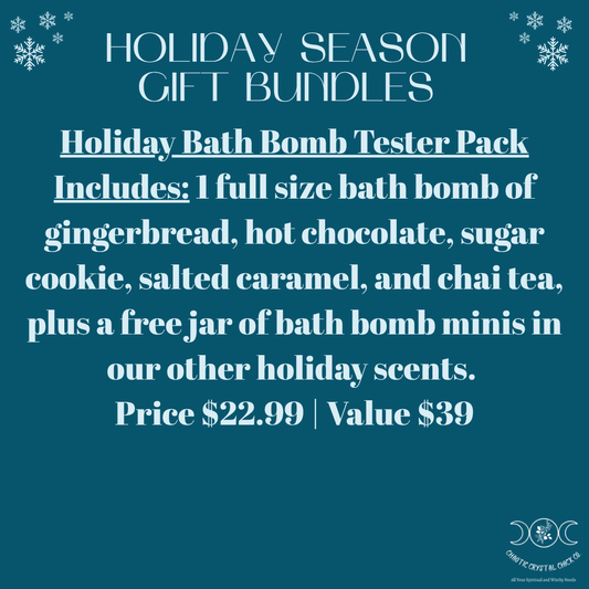 Holiday Bath Bomb Tester Pack Preorder