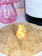 Orange Calcite Dragonite-Inspired Carving